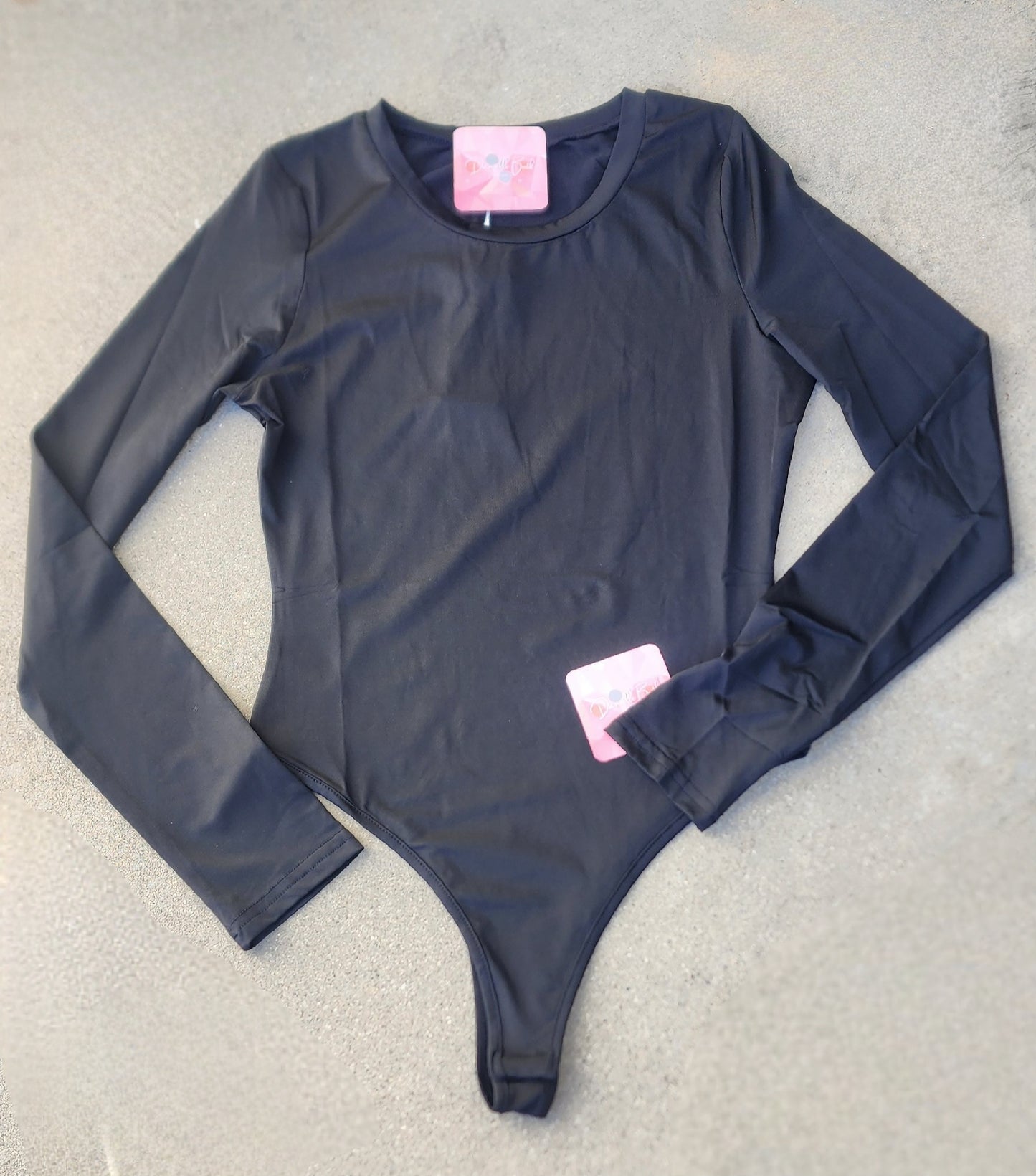 Crew Neck Body Suit, Long Sleeve